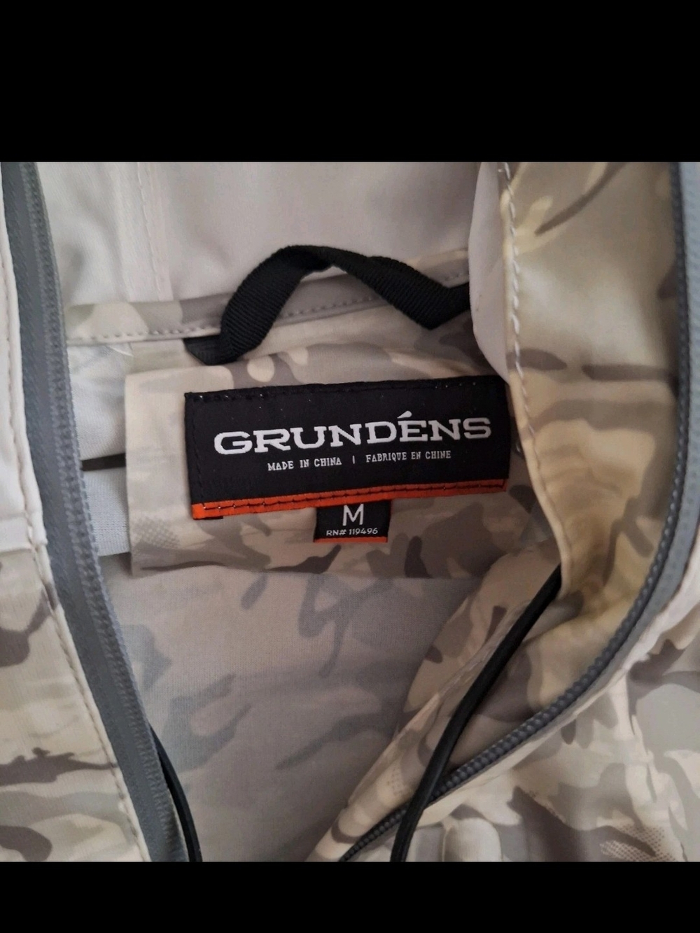 Grundens Neptune Waterproof Fishing Suit Set Mens M Refraction Camo Jacket EUC - Picture 9 of 14